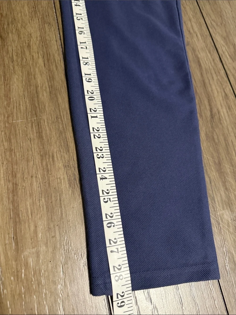 Michael Kors Navy Blue Stretch Cotton Blend Ponte Ankle Pants size XL